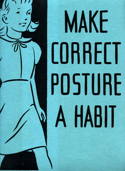 Make Correct Posture a Habit Poster