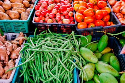 Fresh Veggies in Market