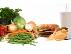 Junk+food+vs+healthy+food+chart
