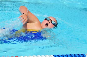 Fat Chick Swimming