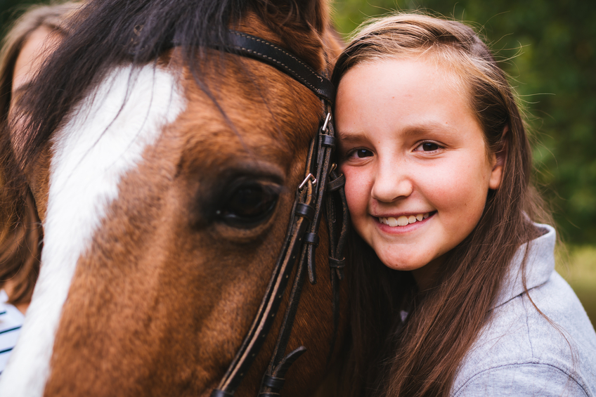 girl with horse